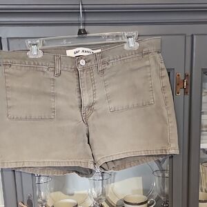 GAP Jeans Olive Green Shorts Size 12